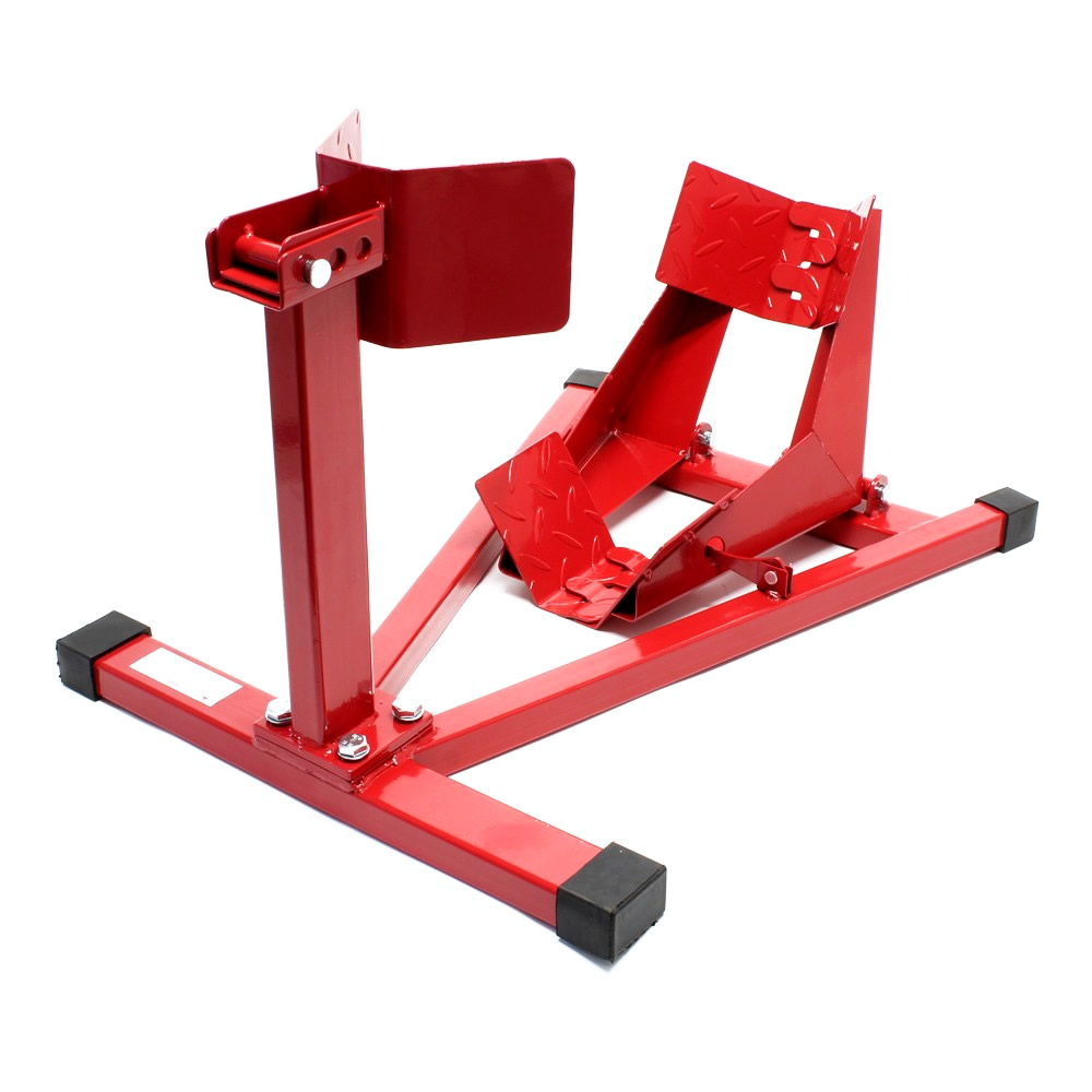 Motorstandaard / inrijwielklem | Rood
