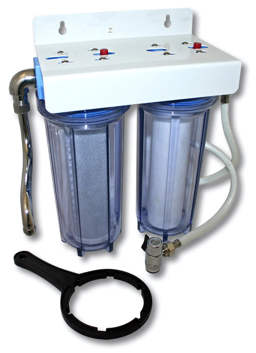 overschrijving Razernij achter Waterfilter ¾" | 2-traps | Incl. kraan en filtercartridges -  HandelsOnderneming Michielsen