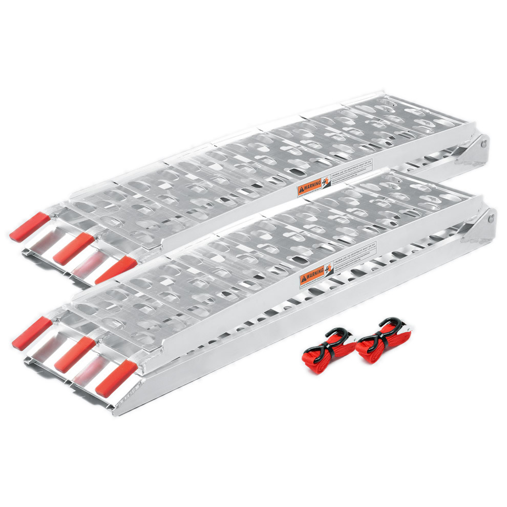 Oprijplaat opvouwbaar | 226 cm | Aluminium | 680 kg | Set van 2
