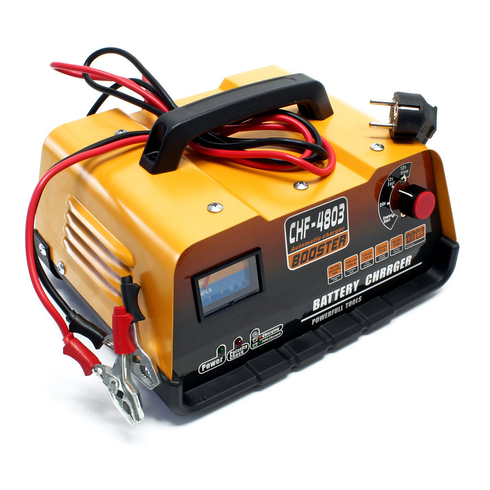 Acculader met starthulp 12V - 24V | 2 - 15 Ampère