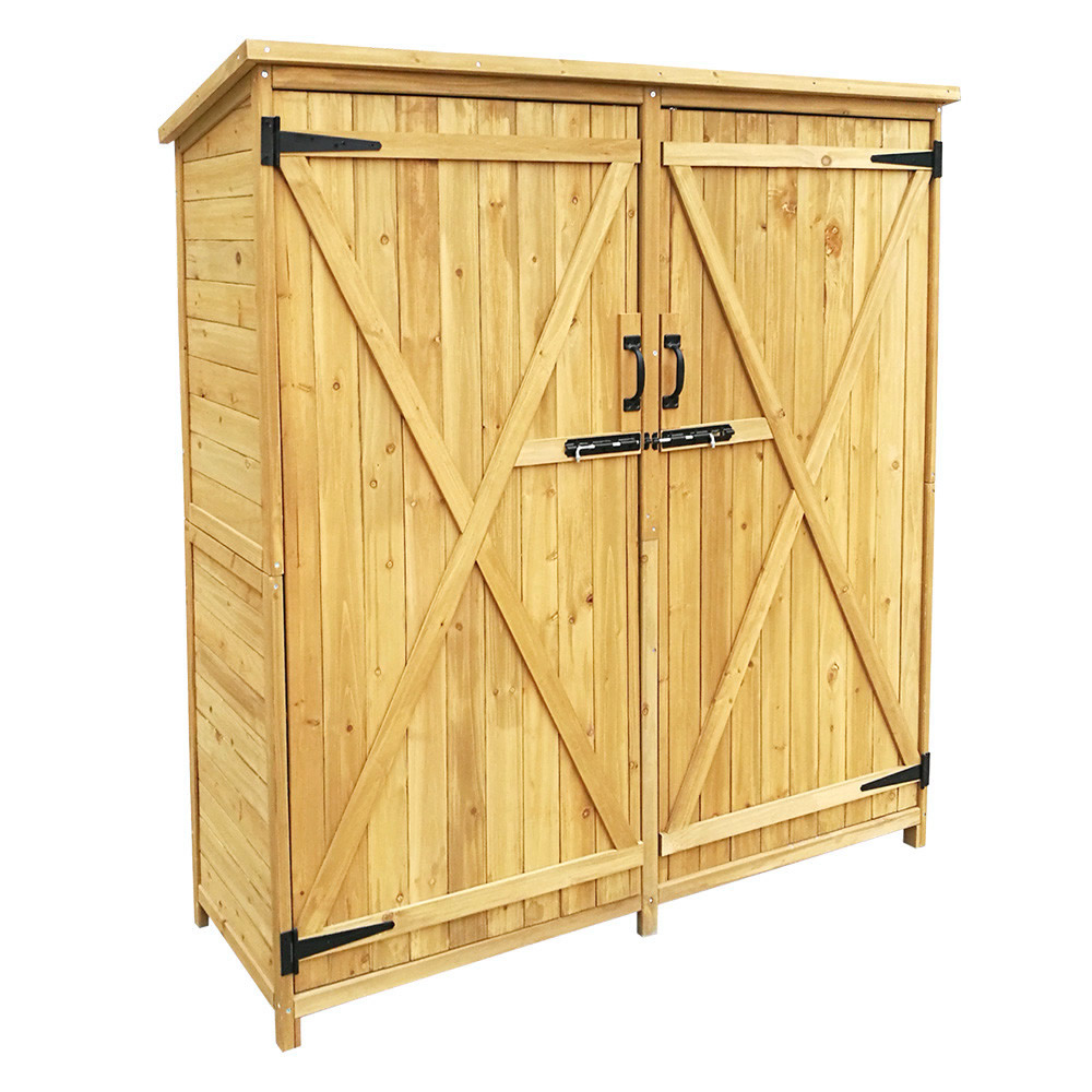 Houten tuinkast XXL 135 x 50 x cm - HandelsOnderneming Michielsen