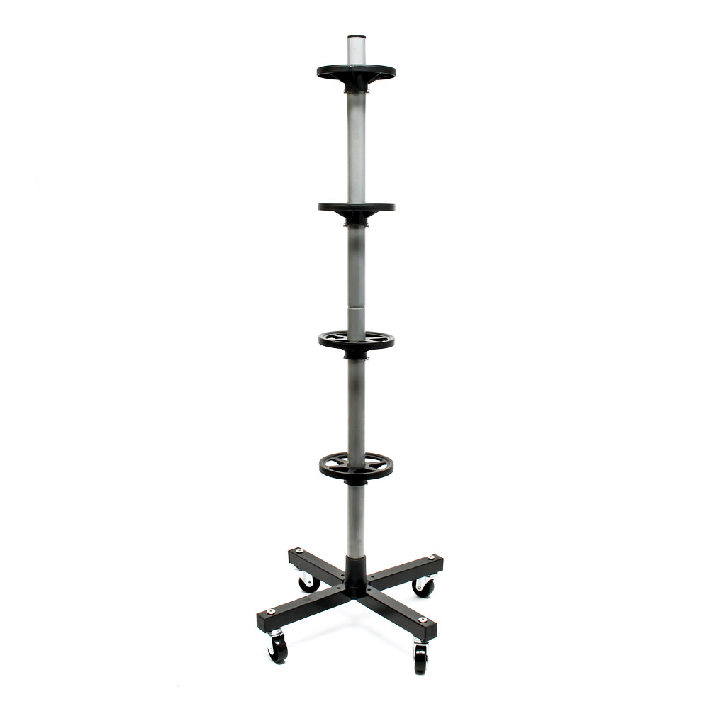 Banden opbergrek | Verrijdbaar | 4 banden | 116 cm