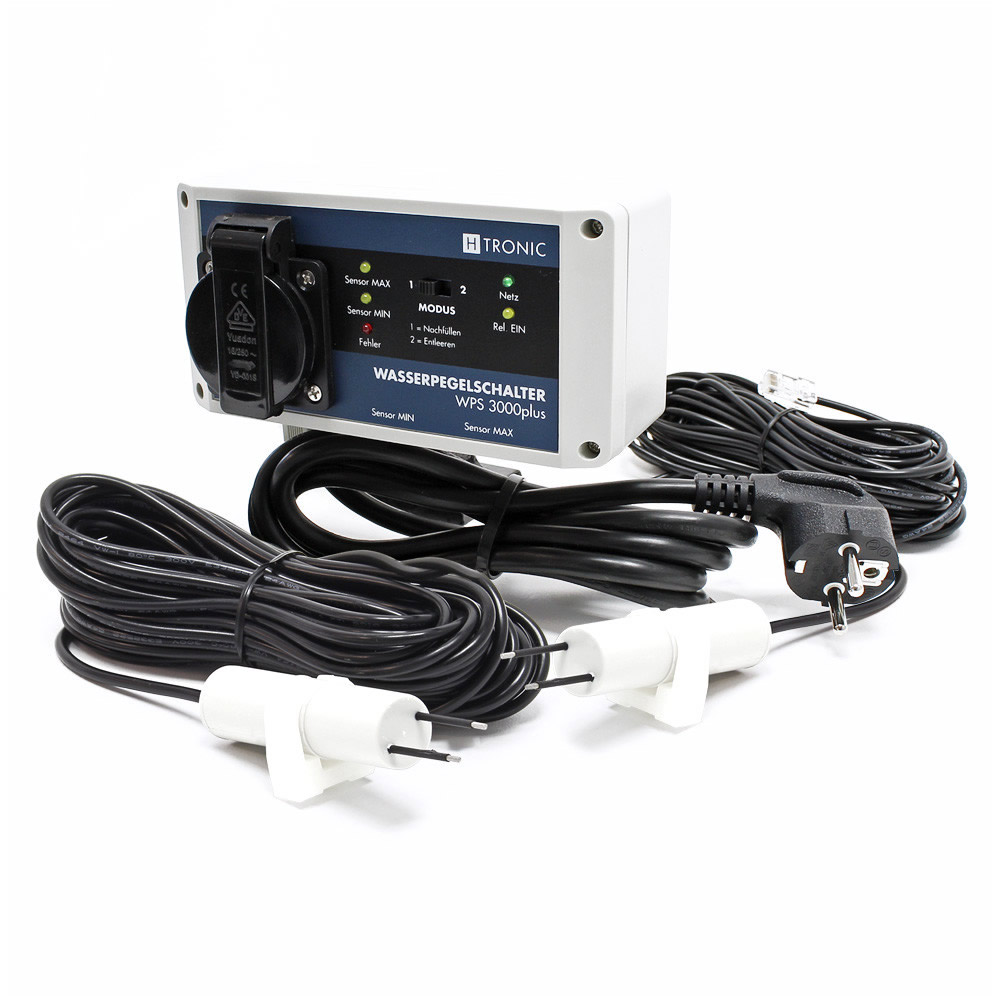 Waterniveau-schakelaar WPS 3000 Plus | Met 2 sensors