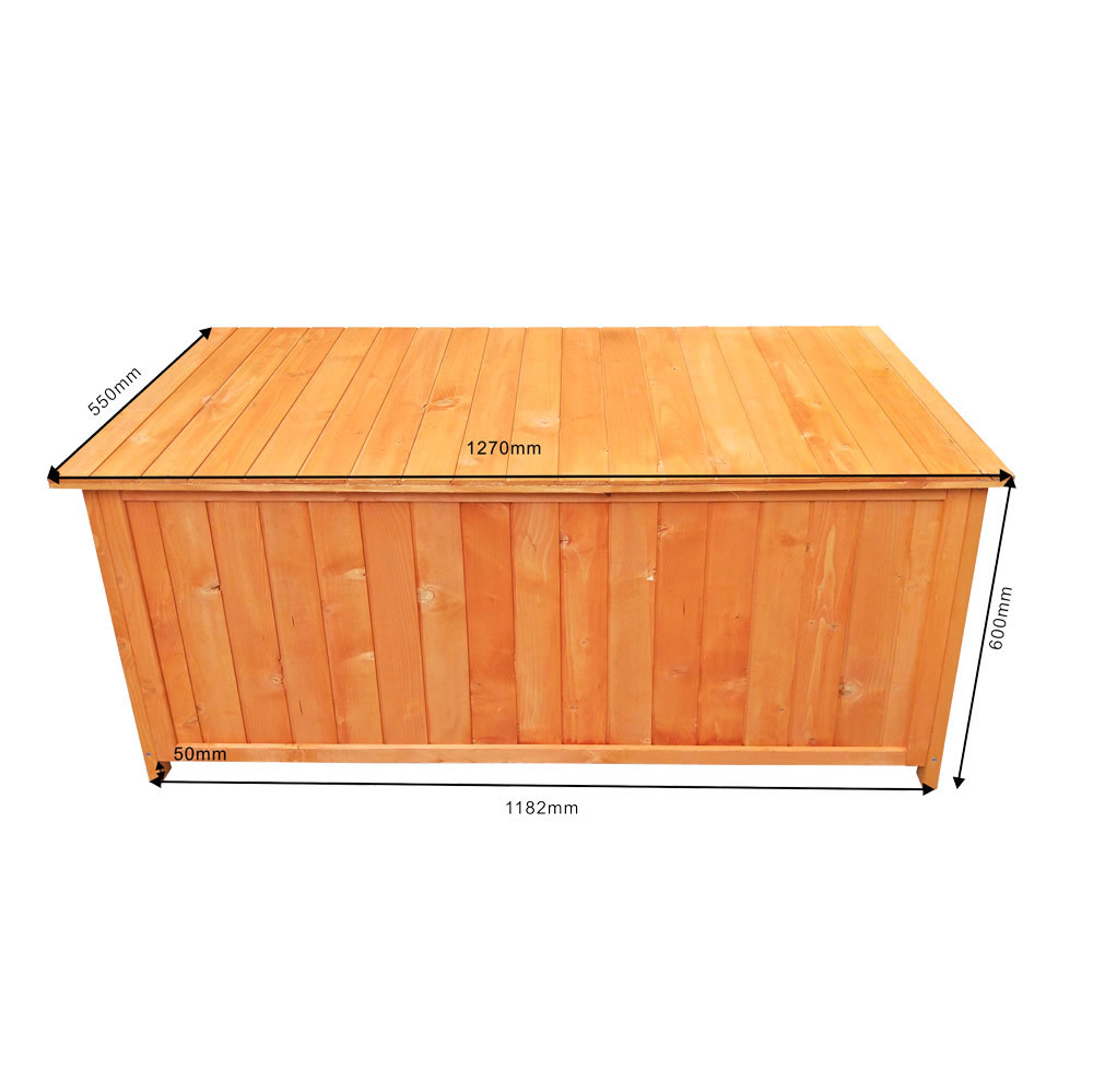 Nauwkeurig BES sterk Houten opbergbox | 127 x 55 x 60 cm - HandelsOnderneming Michielsen