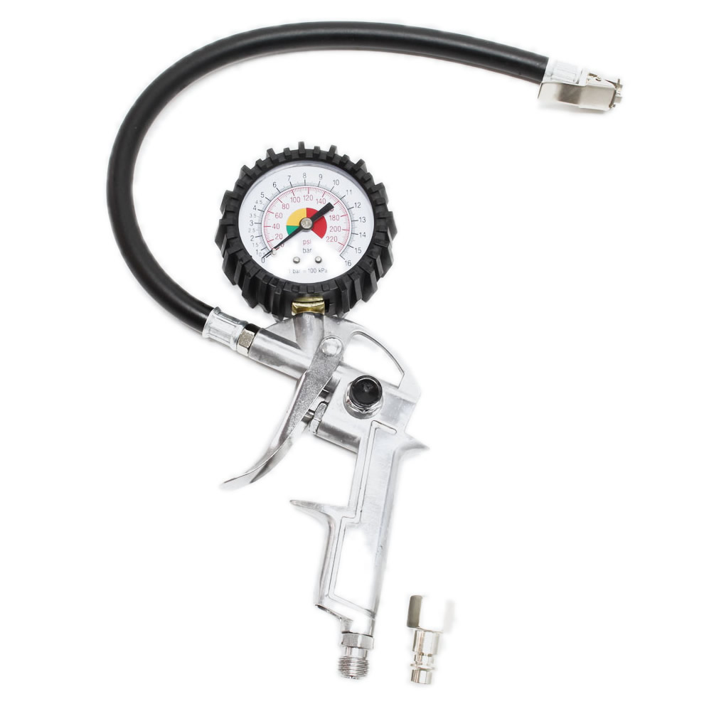 Bandenpistool met manometer | 0 - 11 bar
