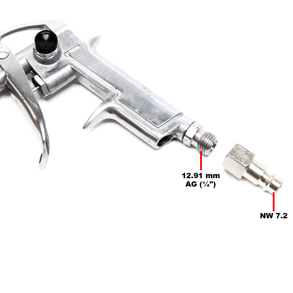 Bandenpistool met manometer | 0 - 11 bar