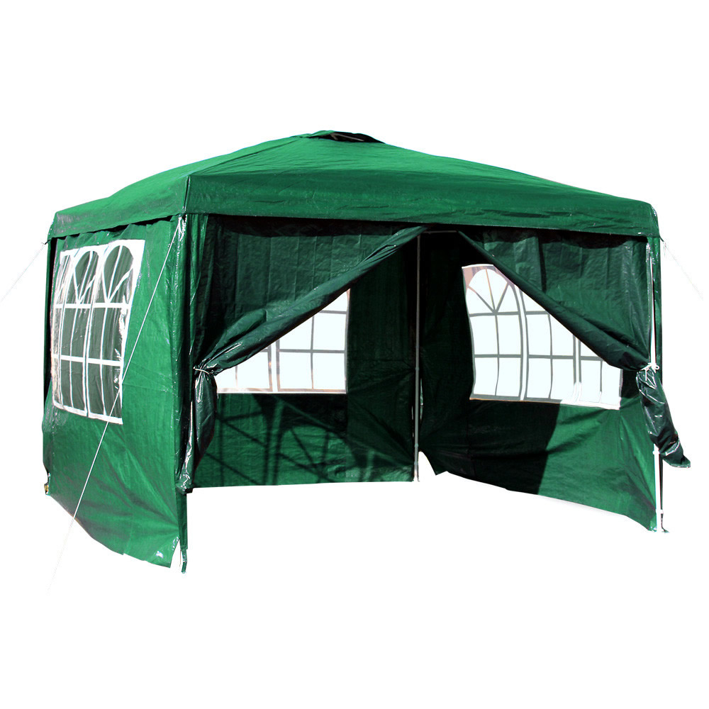 samenvoegen levering aan huis Rang Partytent 3 x 3 meter | Groen - HandelsOnderneming Michielsen