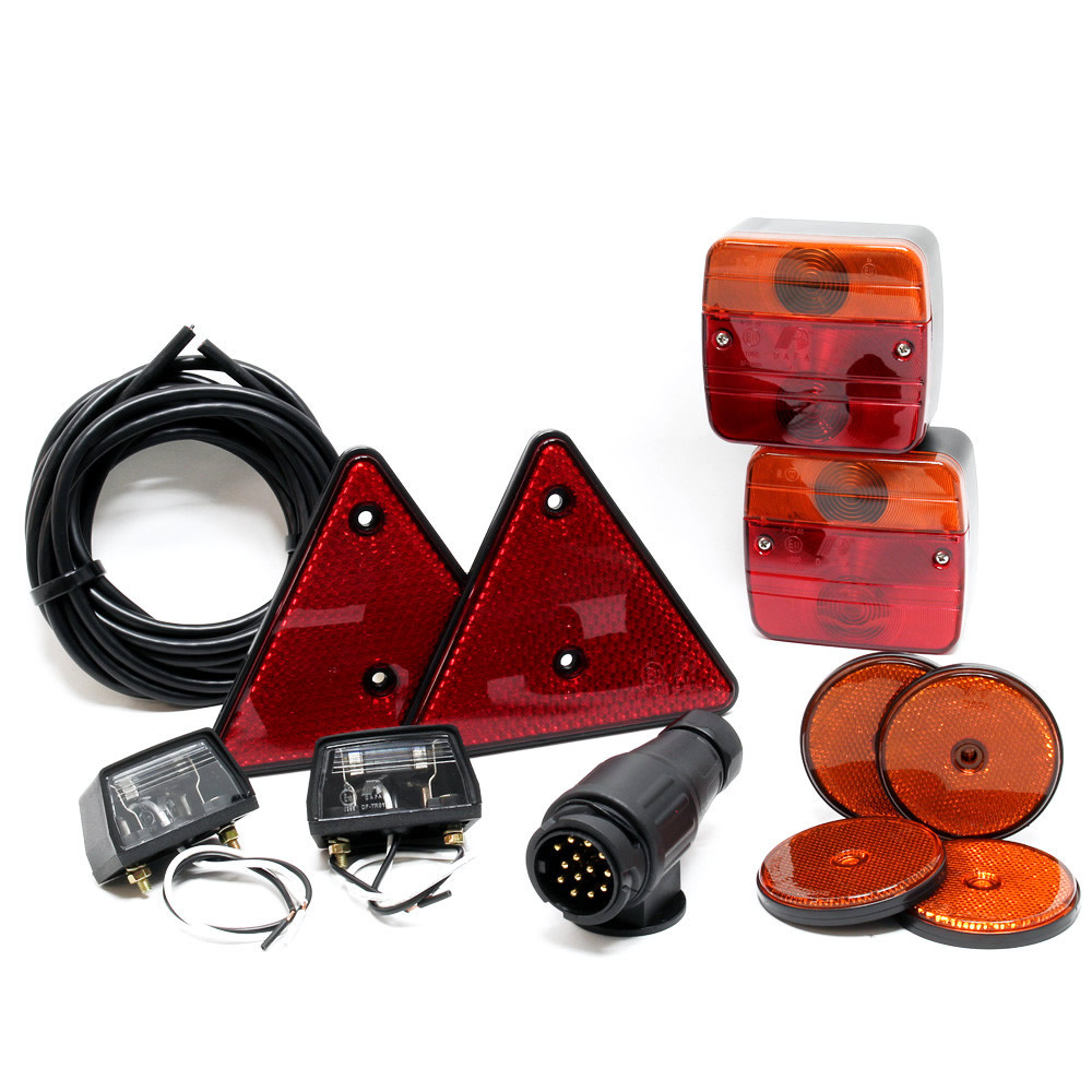 Verlichtingsset voor aanhanger / caravan | 12-delig