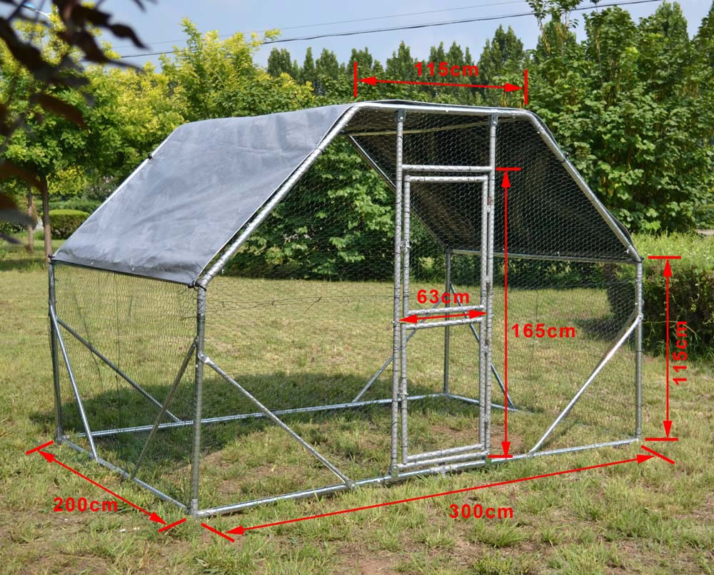 Volière Vogelkooi | Gegalvaniseerd staal | x 3 x 2 meter - HandelsOnderneming Michielsen