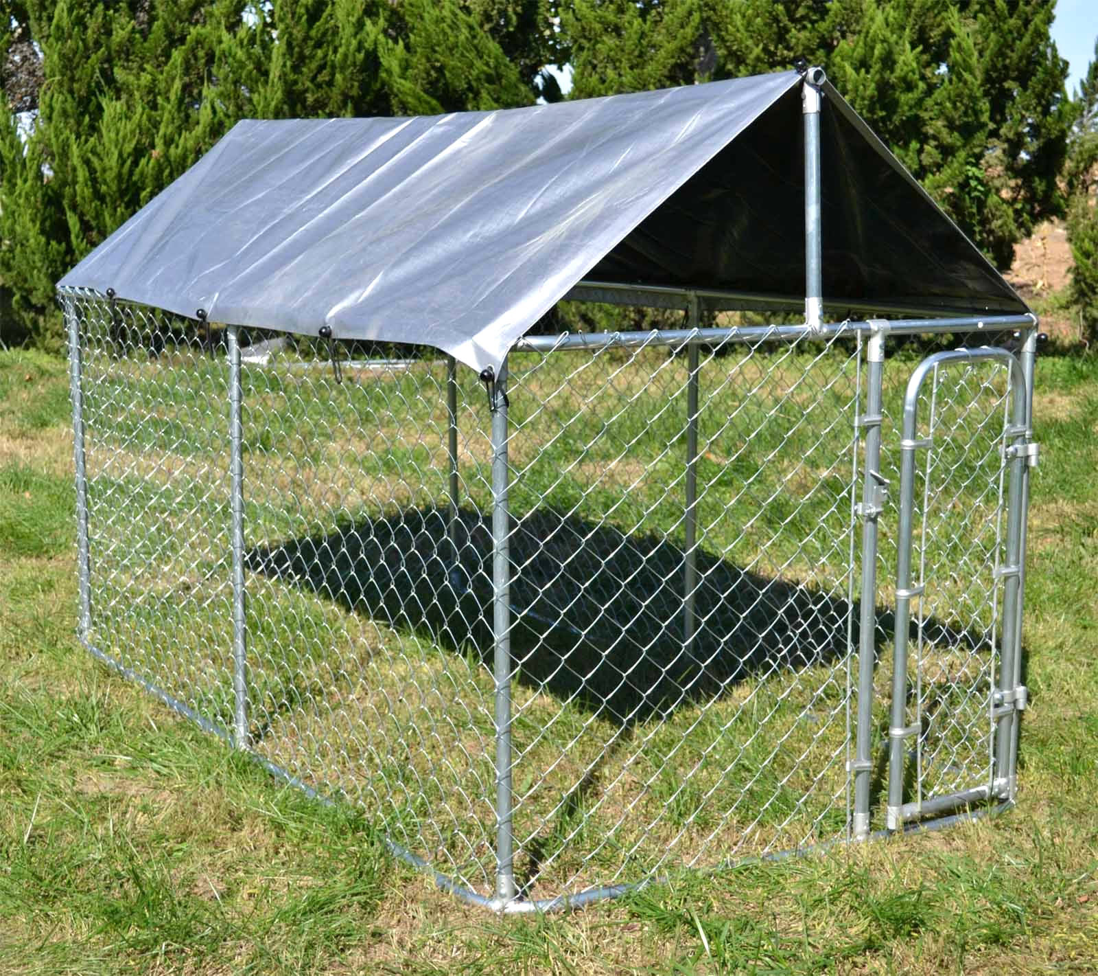 Hondenkennel | 3 x 1,5 meter | Met afdekzeil