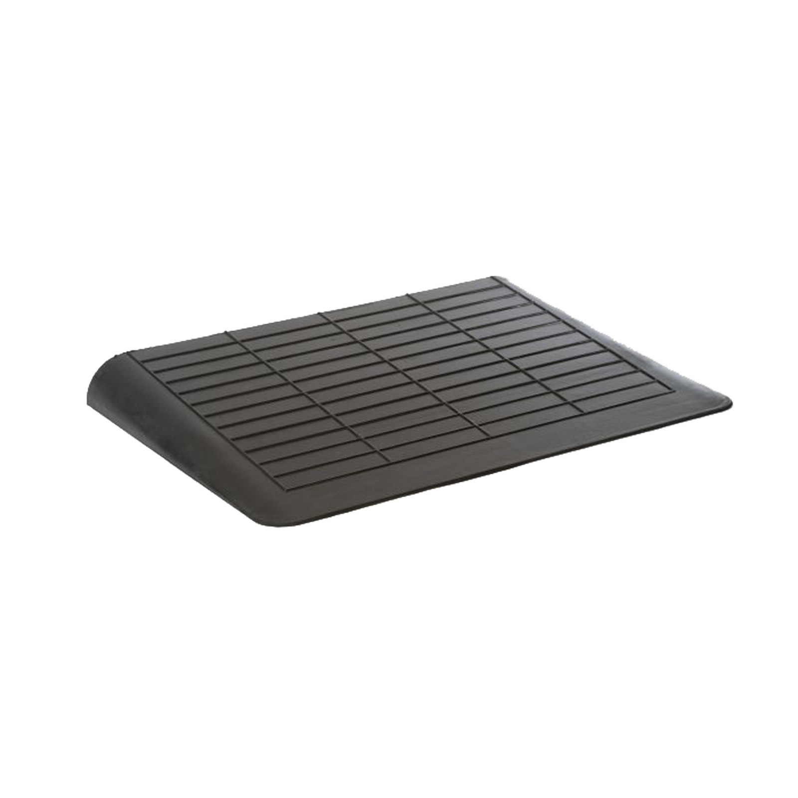 Drempelhulp zwart | Max. 2500 kg | 90 x 48 x 6 cm