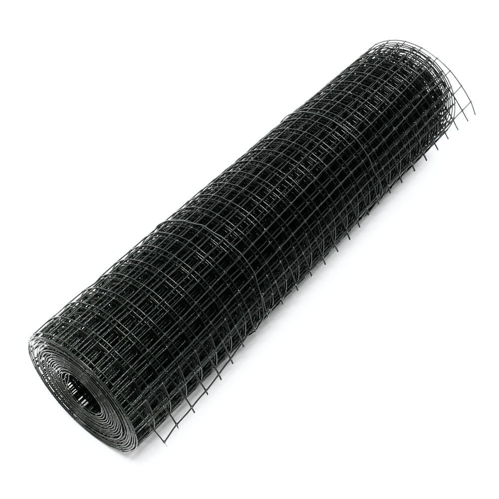 Tuingaas zwart | 12 x 12 mm | 50 cm | 10 meter