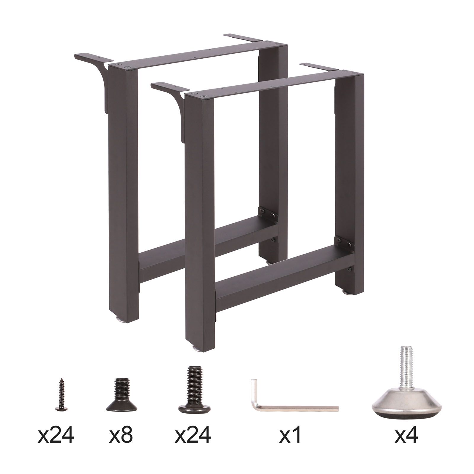 Annoteren modder het winkelcentrum Onderstel voor tafel | Set van 2 | Zwart | 60 x 72 cm - HandelsOnderneming  Michielsen