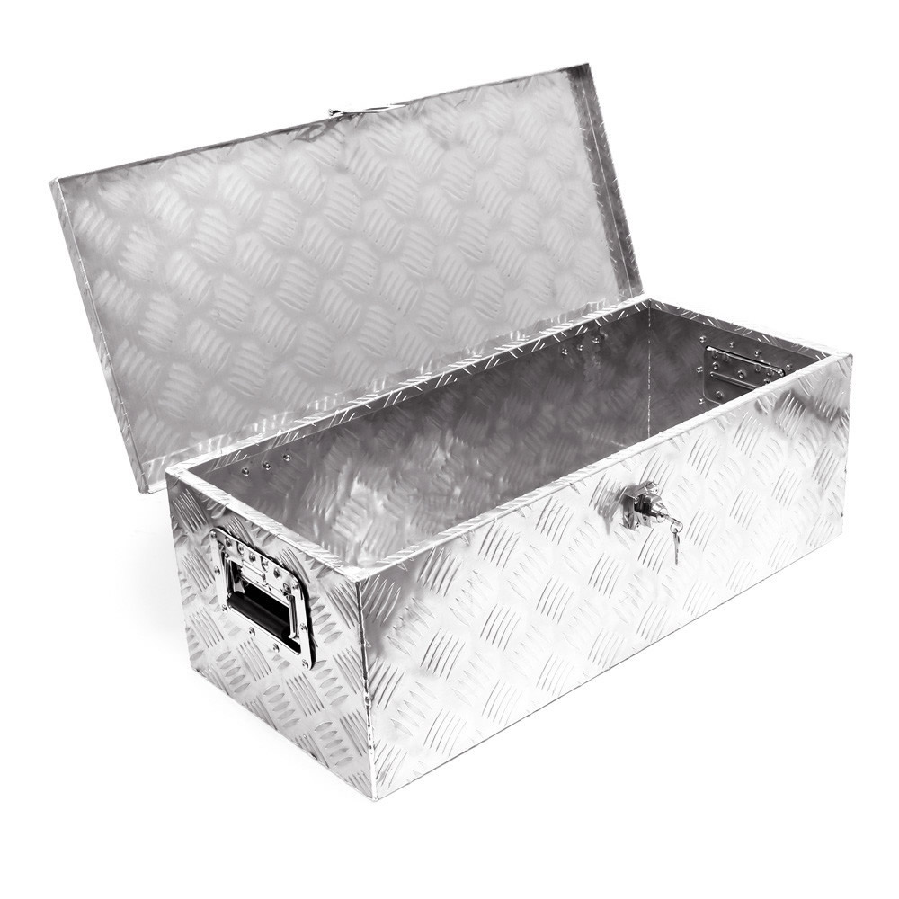 Transportkist aluminium | 76 x 32 x 24 cm | Met slot