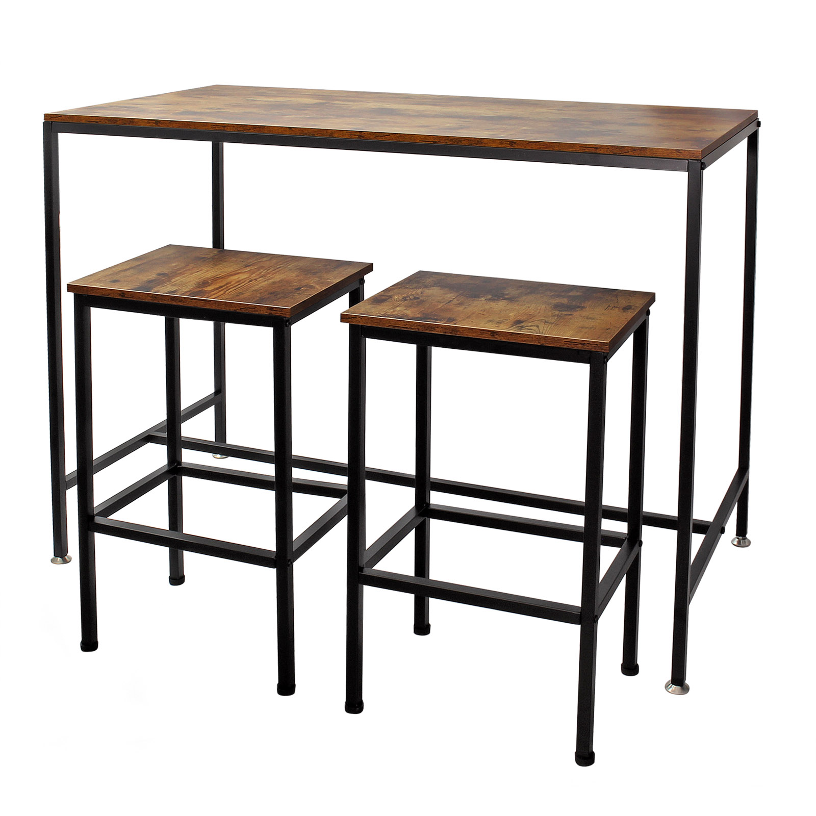 Bartafel met 2 barkrukken 