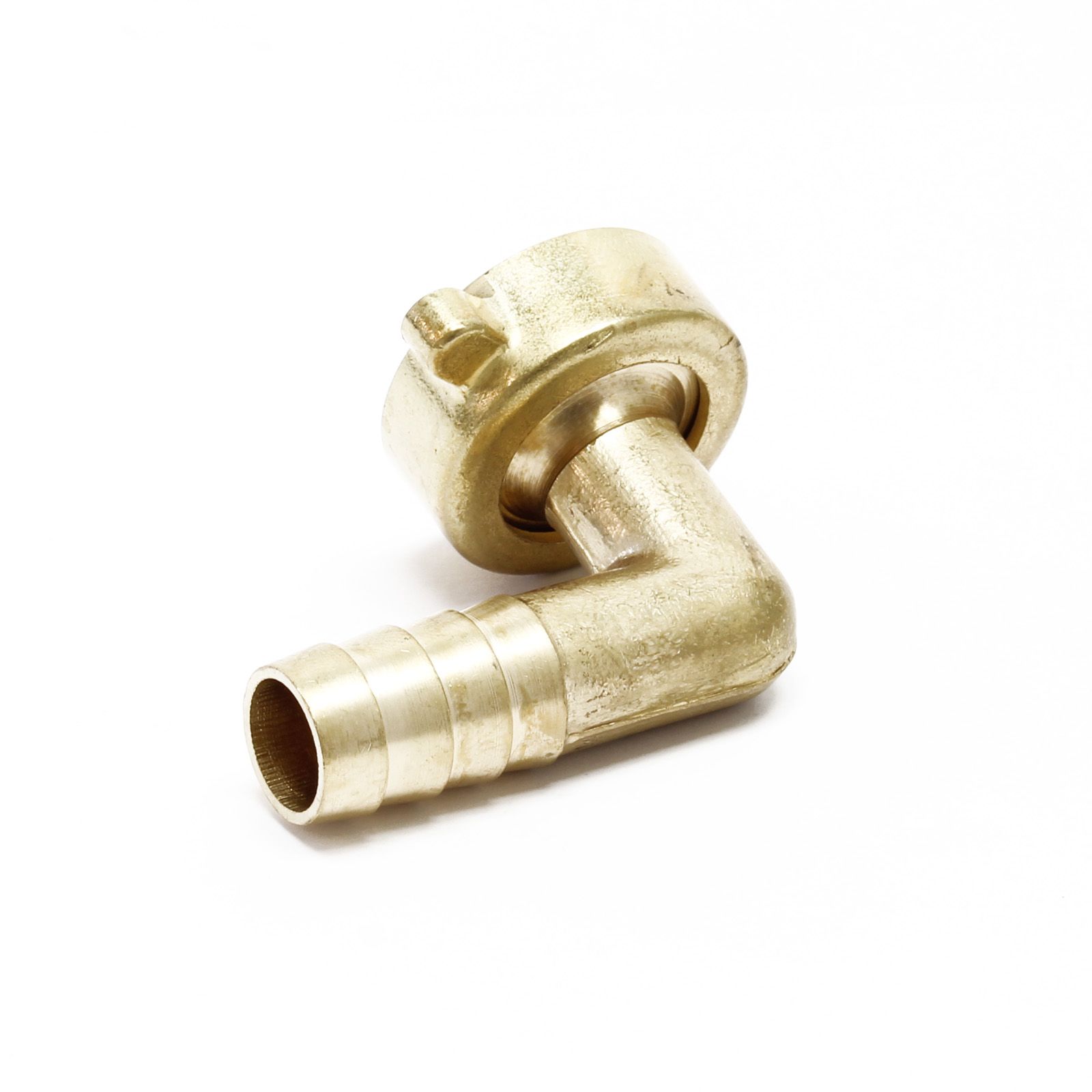 Slangtule messing 90° | Moer met ¾