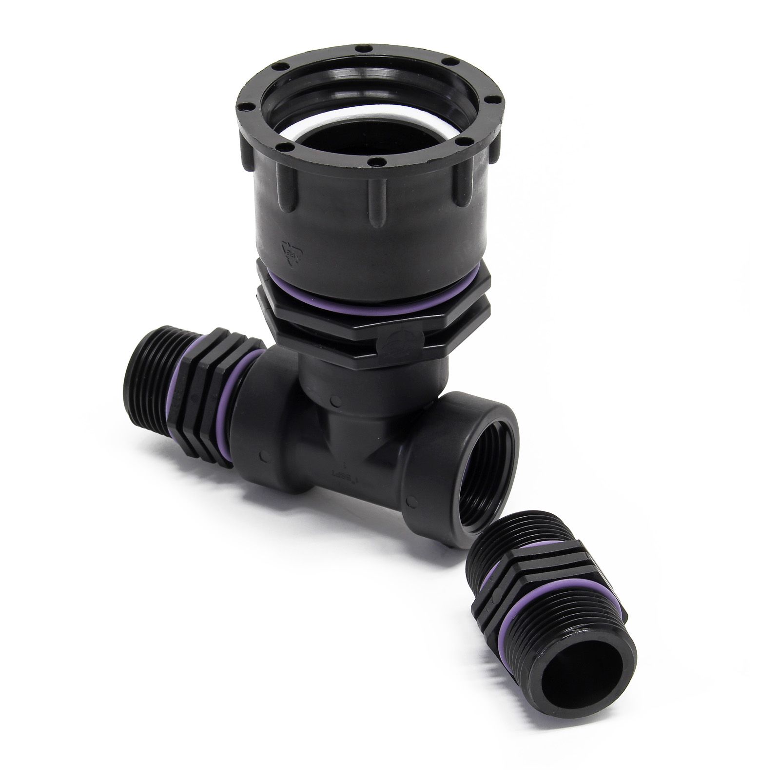 IBC-adapter | S60x6 draad x T-stuk | 1