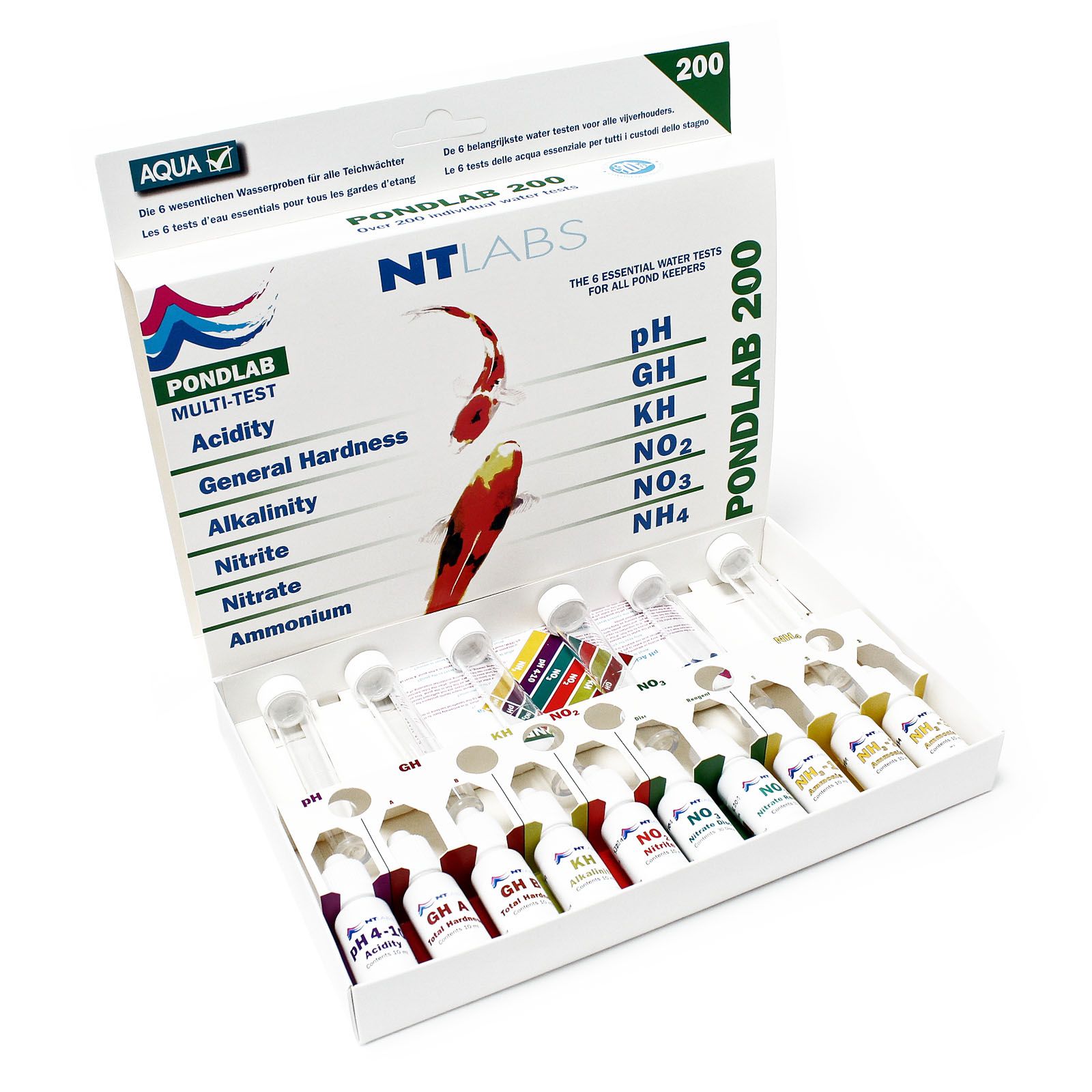 NTLabs Pondlab 200 | Testkit voor vijver en aquarium