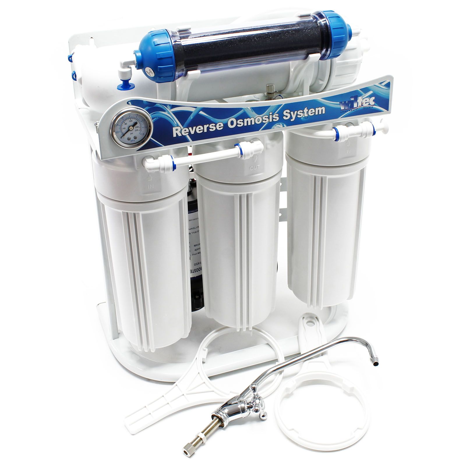 Osmose-apparaat 5-traps | 1.500 liter | Met boosterpomp