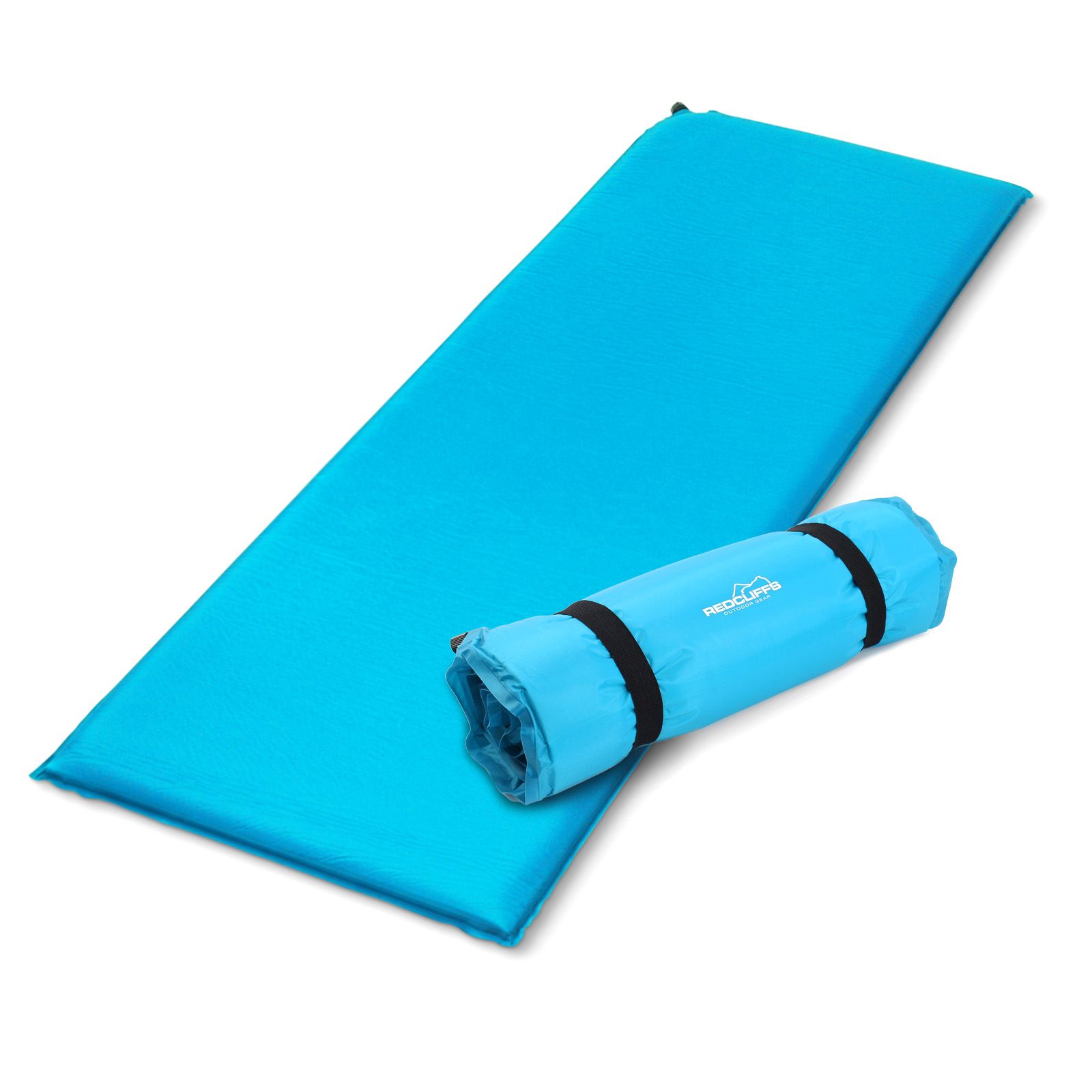 Slaapmat zelfopblazend | 180 x 50 x 2,5 cm | Blauw