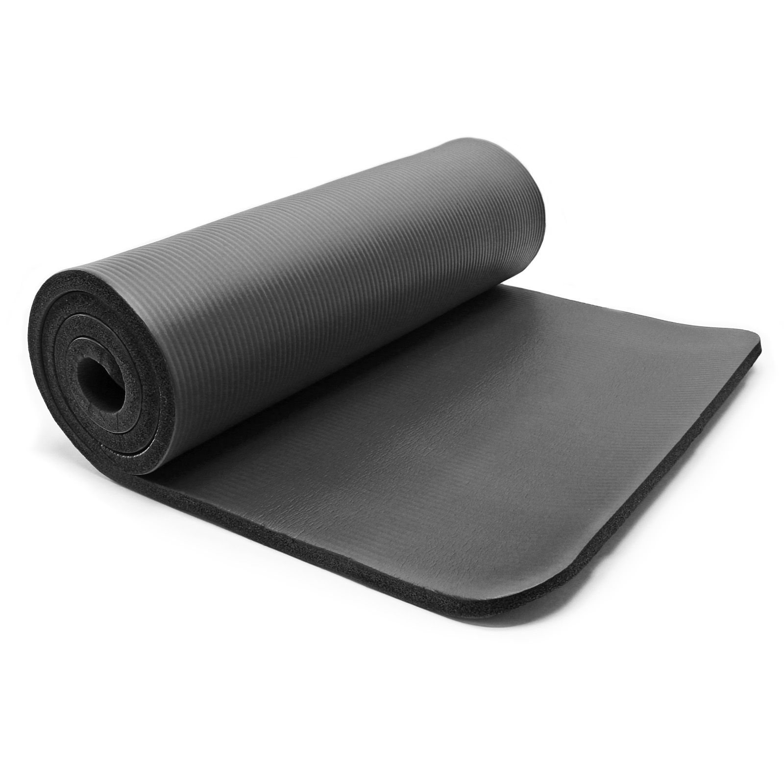 Campingmat / slaapmat | 185 x 80 x 1,5 cm | Zwart