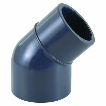 Knie verlopend 45° | Cepex | PN16 | 50 x 50/40 mm