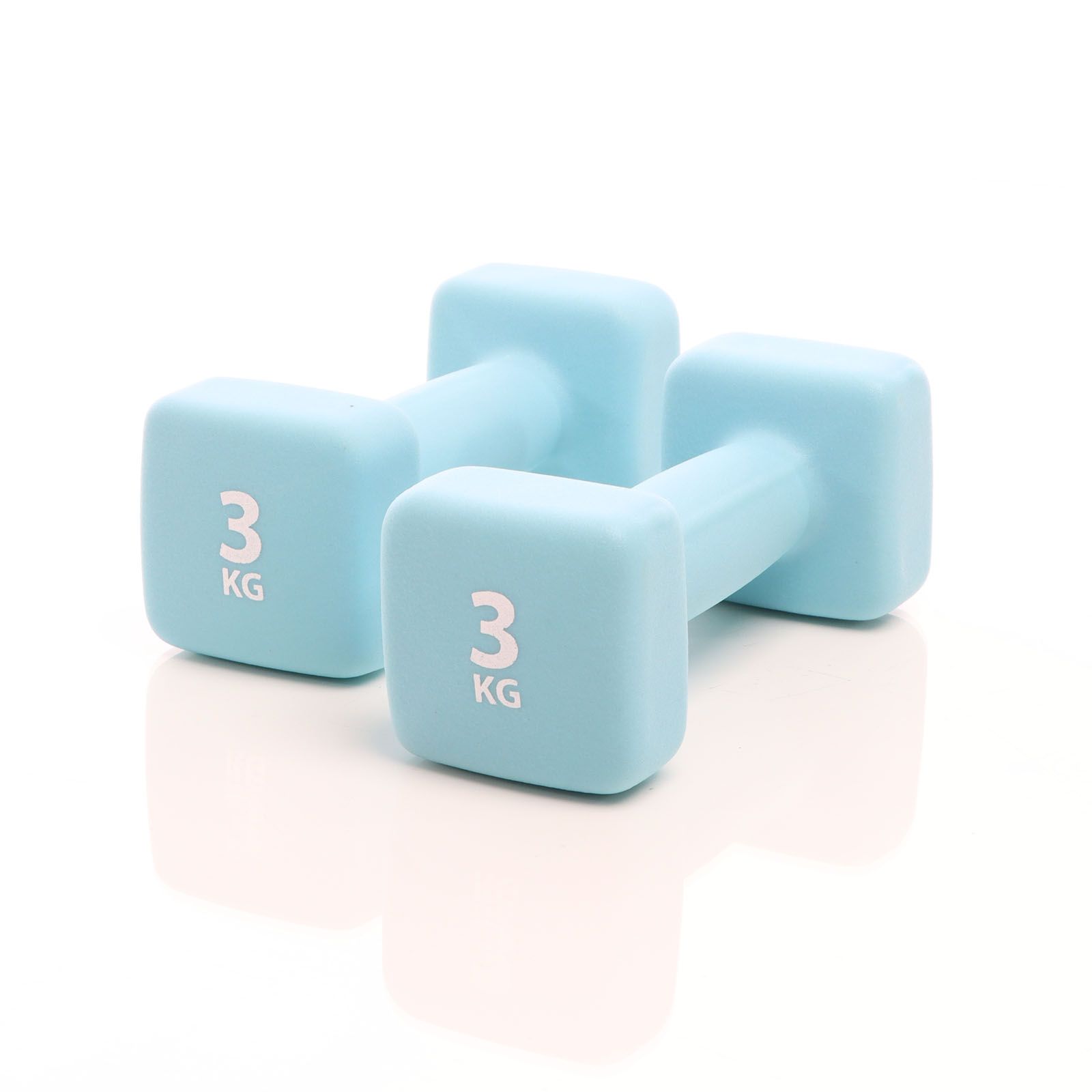 Dumbbells neopreen | 2 x 3 kg | Blauw