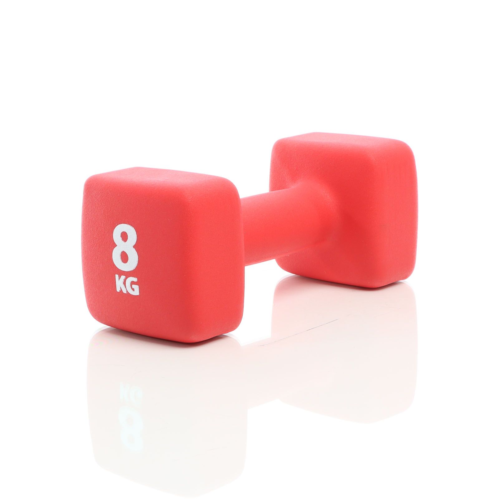 Dumbbell neopreen | 8 kg | Rood