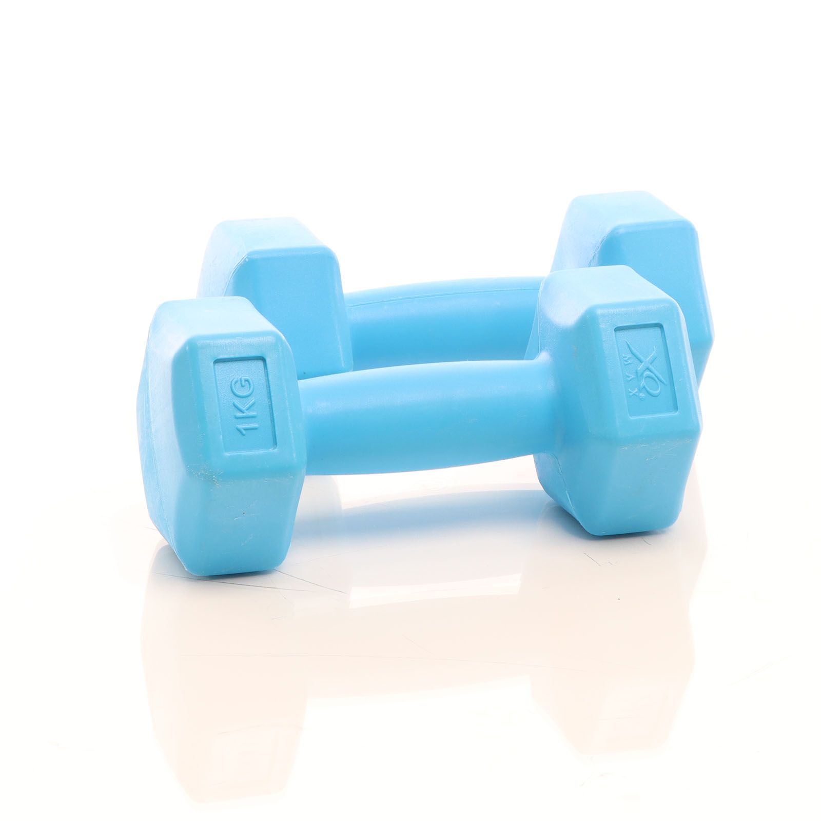 Dumbbell kunststof | 2 x 2 kg | Blauw