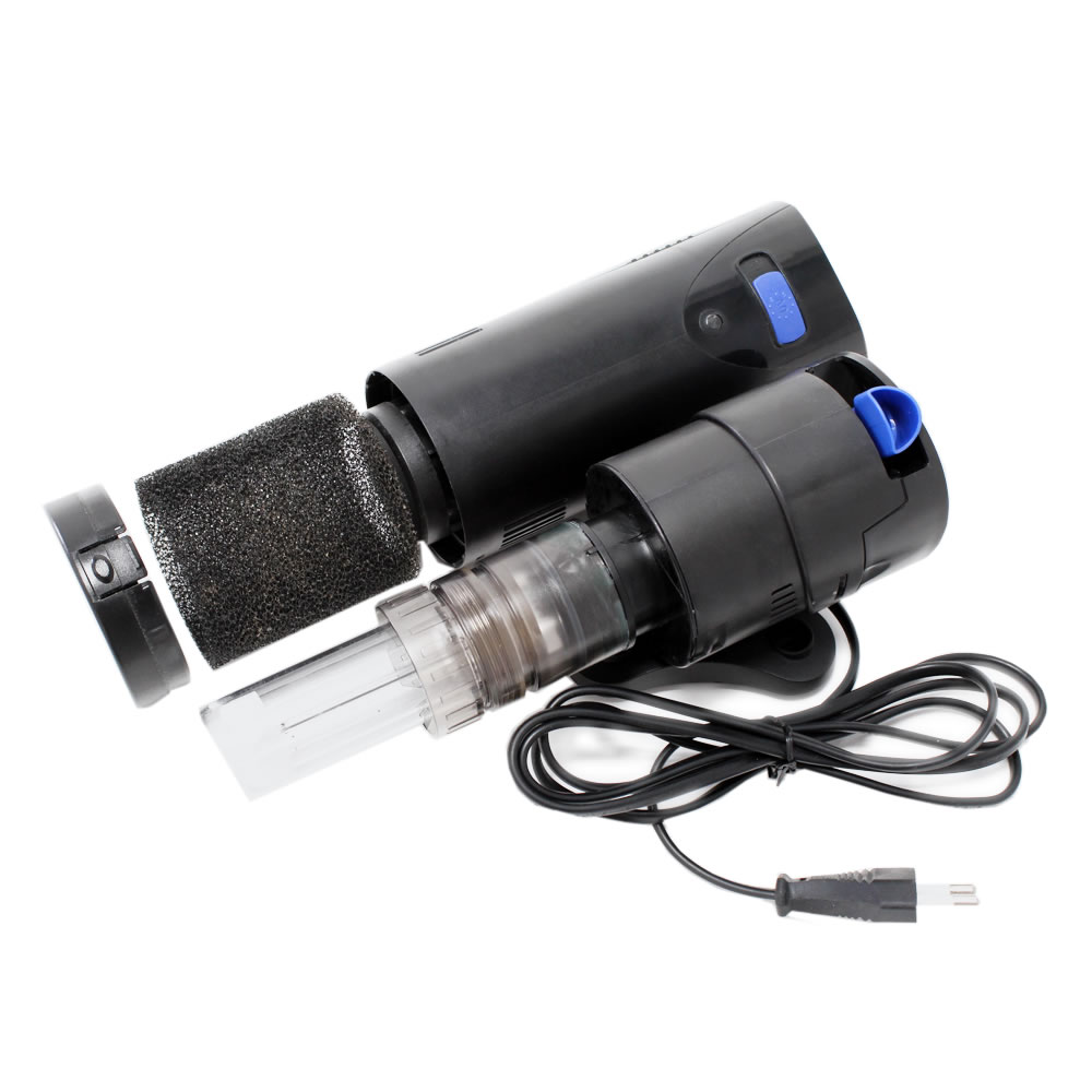 zuiger klein cabine Intern aquariumfilter A-500 + 7 watt UVC - HandelsOnderneming Michielsen