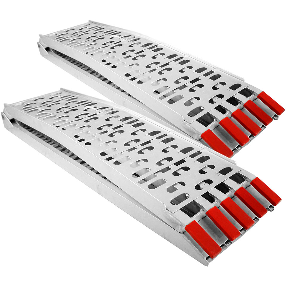 Oprijplaat opvouwbaar | 226 cm | Aluminium | 820 kg | Set van 2