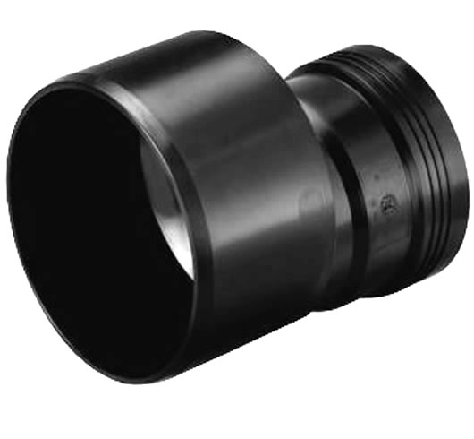 Verloopring zwart | spie - manchet | 75x50mm