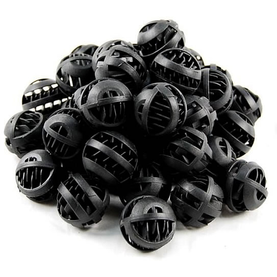 Bioballen Ø32mm + filternet | 60 stuks (±1,8 liter)