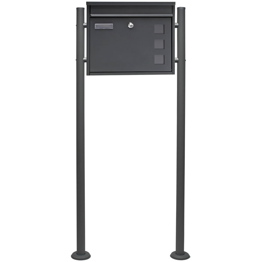 Brievenbus model 12 | Met statief | Antraciet