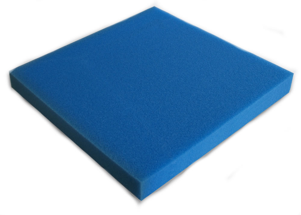 Filtermat Blauw | 50 x 50 x 5 cm | Fijn