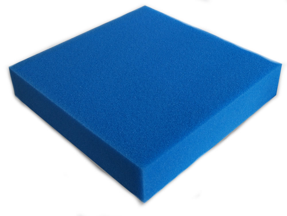 Filtermat Blauw | 50 x 50 x 10 cm | Fijn