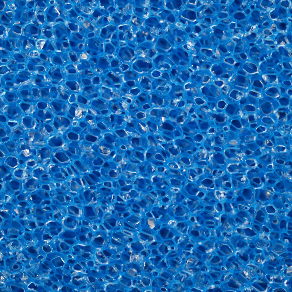 Filtermat Blauw | 50 x 50 x 3 cm | Middel