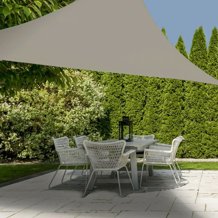 Schaduwdoek Driehoek | 360 x 360 x 360 cm | Taupe