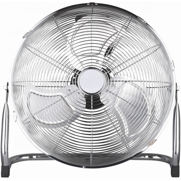 micro Resoneer Donker worden Ventilator Chroom | 45 cm - HandelsOnderneming Michielsen