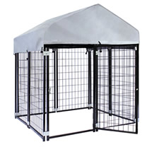 Hondenkennel | 1,2 x 1,2 meter | Met afdekzeil