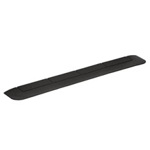 Drempelhulp zwart | Max. 2500 kg | 90 x 12 x 1,5 cm