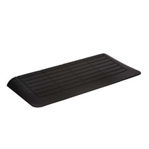 Drempelhulp zwart | Max. 2500 kg | 90 x 40 x 5 cm