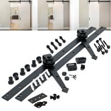 Schuifdeursysteem voor deuren | 244 cm rails | Tot 150 kg