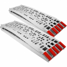 Oprijplaat opvouwbaar | 226 cm | Aluminium | 820 kg | Set van 2
