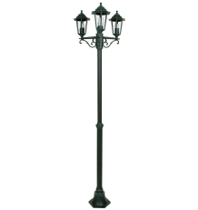 Lantaarnpaal klassiek | 212 cm | 3 lampen