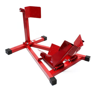 Motorstandaard / inrijwielklem | Rood