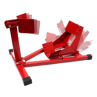 Motorstandaard / inrijwielklem | Rood