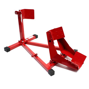Motorstandaard / inrijwielklem | Rood