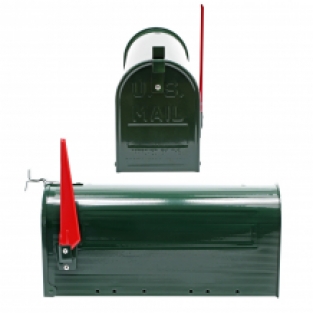 Amerikaanse brievenbus | met wandmontageset | Groen
