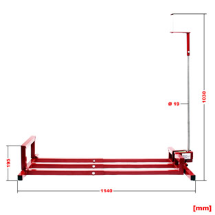 Zitmaaierlift rood | 400 kg